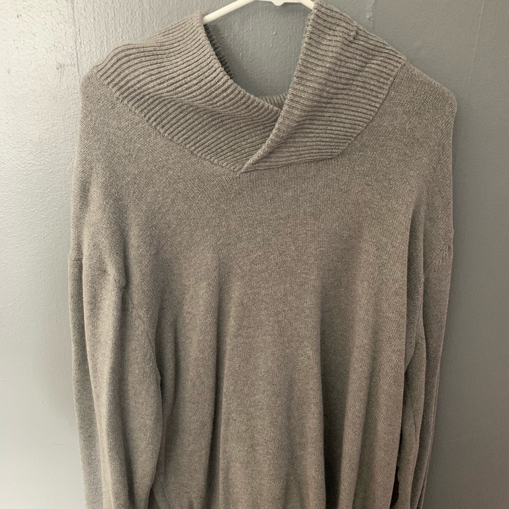 Chaps dress over sweater